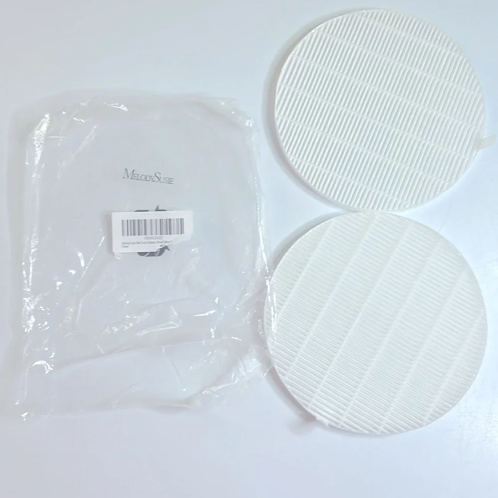 MelodySusie Nail Dust Collector Replacement Filters 2 Pack